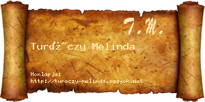 Turóczy Melinda névjegykártya